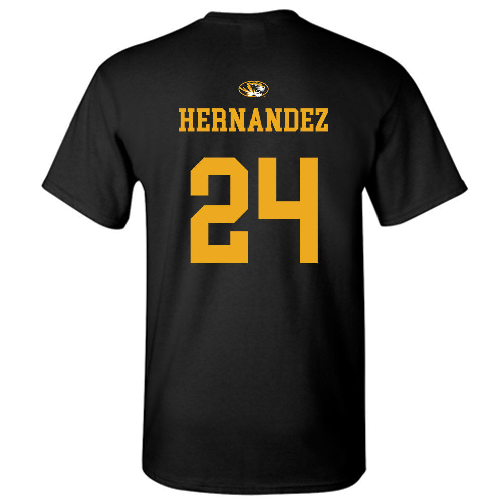 Missouri - NCAA Baseball : Jedier Hernandez - T-Shirt Sports Shersey