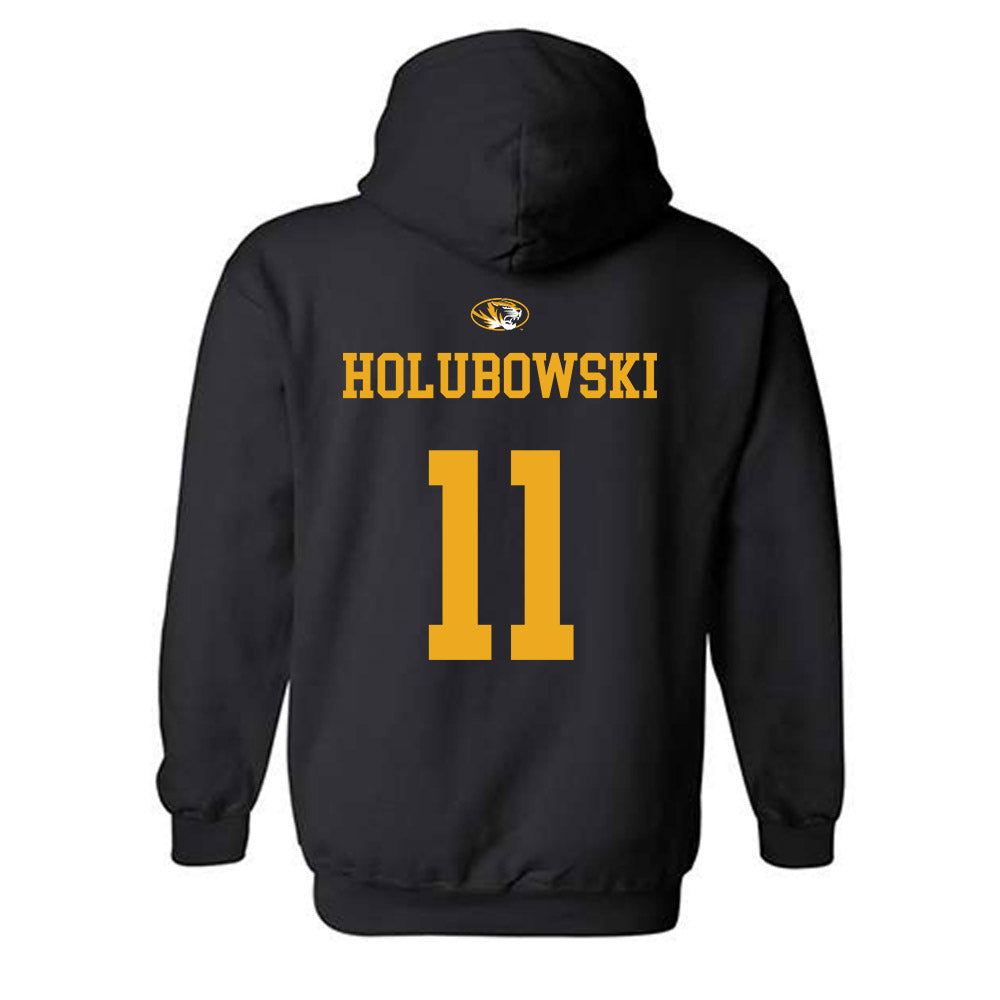 Missouri - NCAA Baseball : Jack Holubowski - Hooded Sweatshirt Sports Shersey