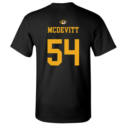 Missouri - NCAA Baseball : Josh McDevitt - T-Shirt Sports Shersey