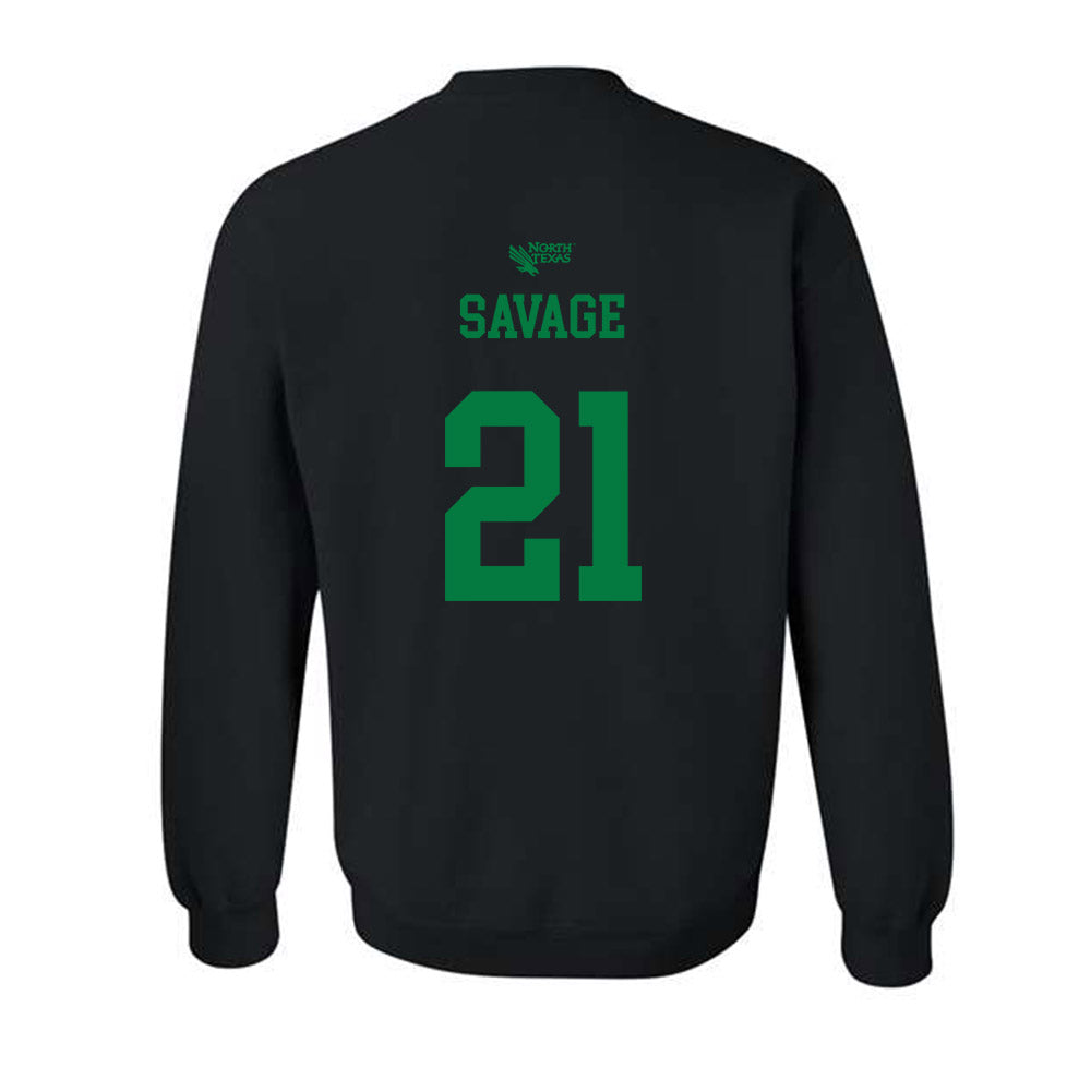 North Texas - NCAA Softball : Skylar Savage - Crewneck Sweatshirt Classic Shersey