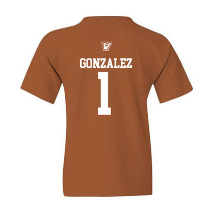 UTRGV - NCAA Men's Soccer : Alexis Gonzalez - Orange Sports Youth T-Shirt