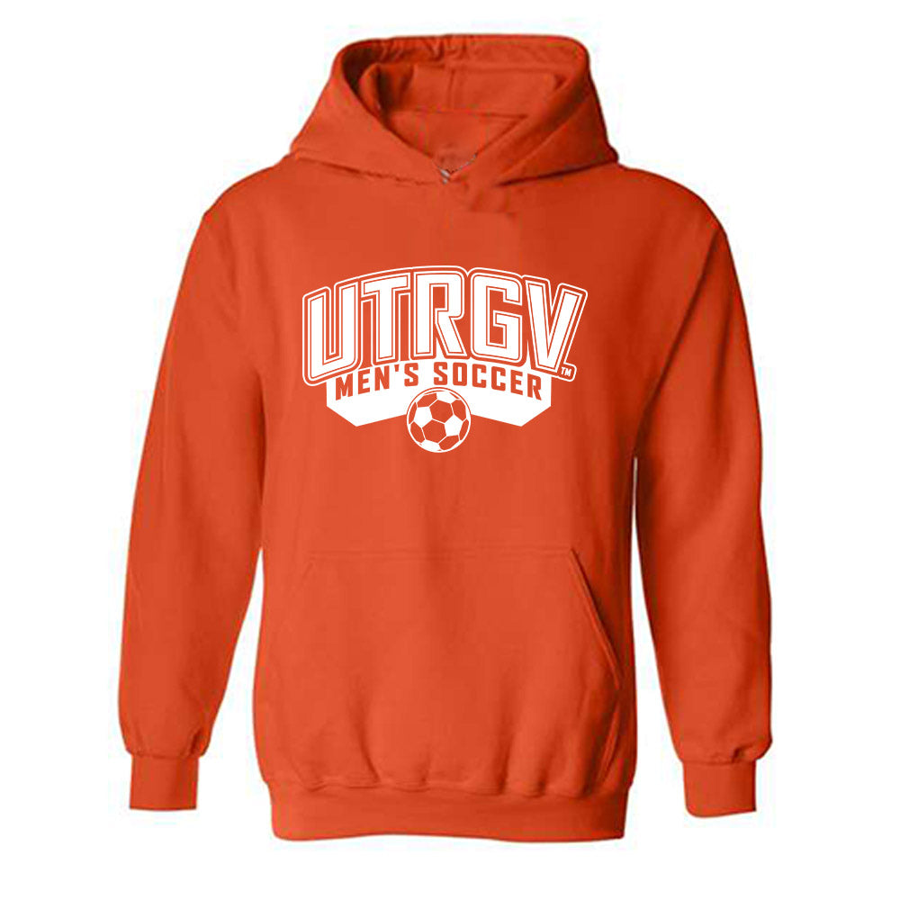 UTRGV - NCAA Men's Soccer : Alexis Gonzalez - Orange Sports Hooded Sweatshirt