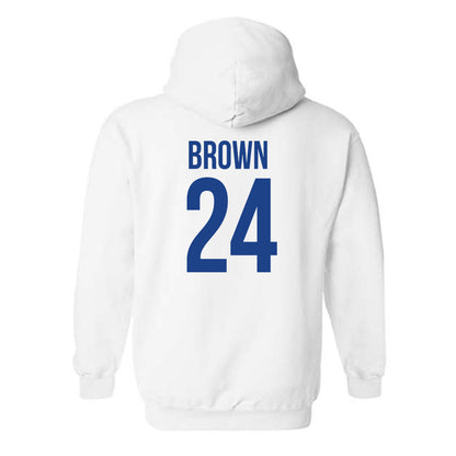 Drake - NCAA Women's Basketball : Anna Brown - Hooded Sweatshirt Classic Shersey