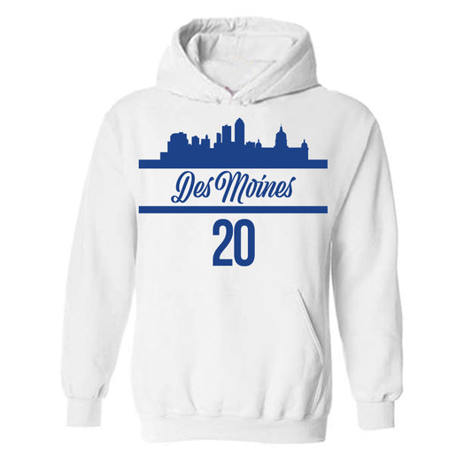 Drake - NCAA Women's Basketball : Emily Christenson - Hooded Sweatshirt Classic Shersey