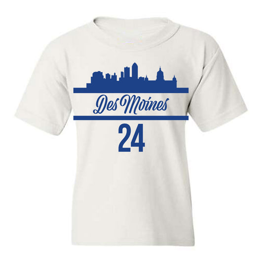 Drake - NCAA Women's Basketball : Anna Brown - Youth T-Shirt Classic Shersey