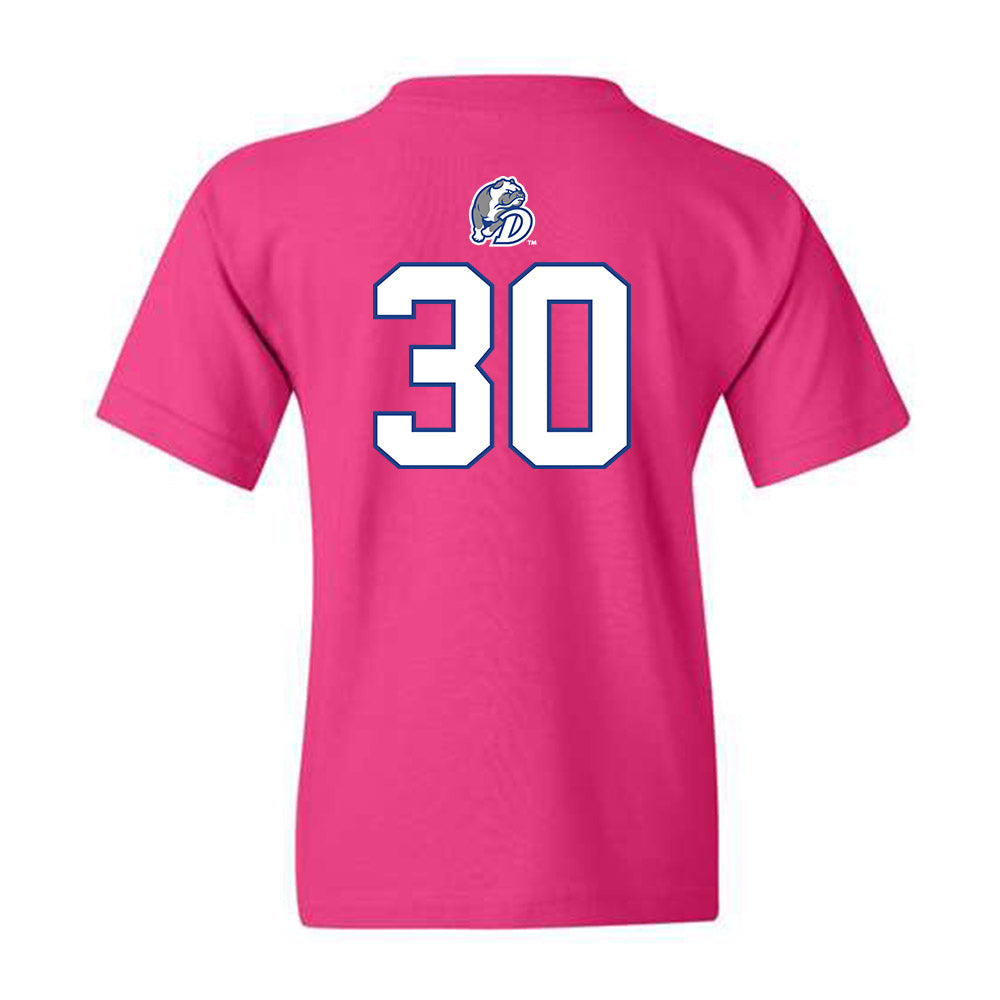 Drake - NCAA Women's Basketball : Taedyn Gray - Youth T-Shirt Classic Shersey