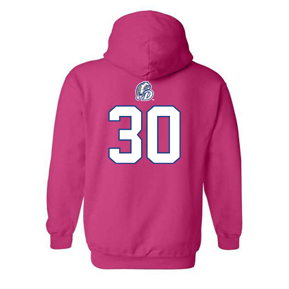 Drake - NCAA Women's Basketball : Taedyn Gray - Hooded Sweatshirt Classic Shersey