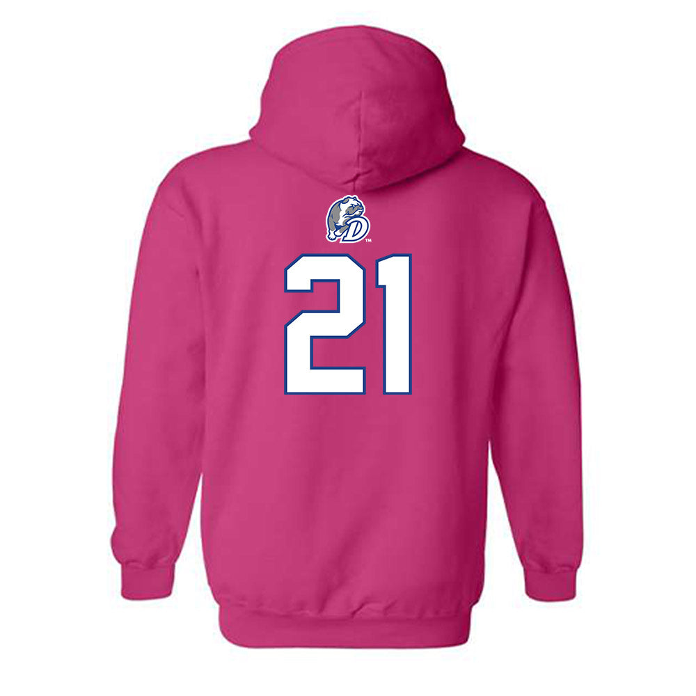 Drake - NCAA Women's Basketball : Ava Hawthorne - Hooded Sweatshirt Classic Shersey