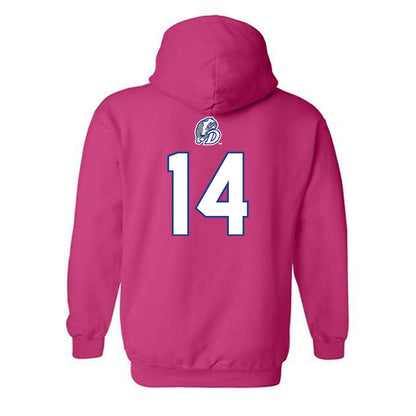 Drake - NCAA Women's Basketball : Anna Miller - Hooded Sweatshirt Classic Shersey