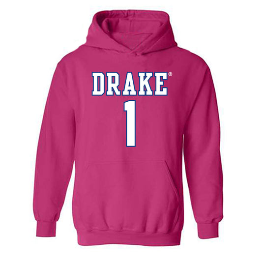 Drake - NCAA Women's Basketball : Hannah Nilges - Hooded Sweatshirt Classic Shersey