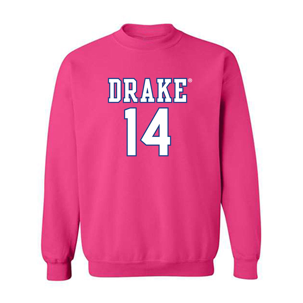 Drake - NCAA Women's Basketball : Anna Miller - Crewneck Sweatshirt Classic Shersey