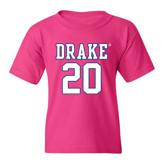 Drake - NCAA Women's Basketball : Emily Christenson - Youth T-Shirt Classic Shersey