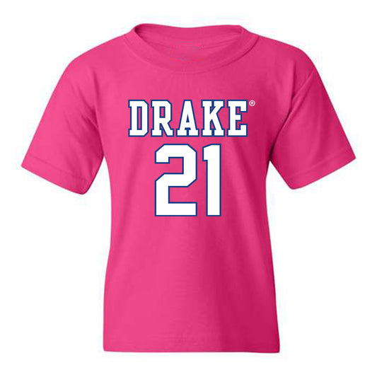 Drake - NCAA Women's Basketball : Ava Hawthorne - Youth T-Shirt Classic Shersey