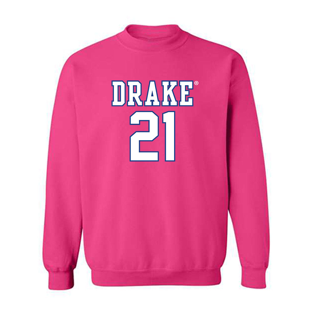 Drake - NCAA Women's Basketball : Ava Hawthorne - Crewneck Sweatshirt Classic Shersey