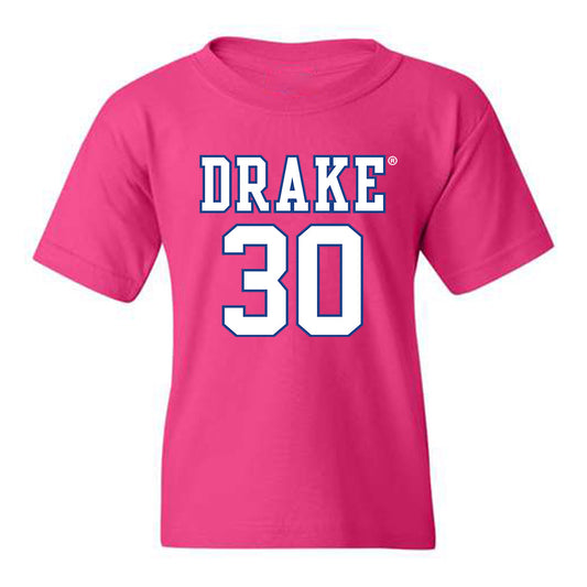 Drake - NCAA Women's Basketball : Taedyn Gray - Youth T-Shirt Classic Shersey