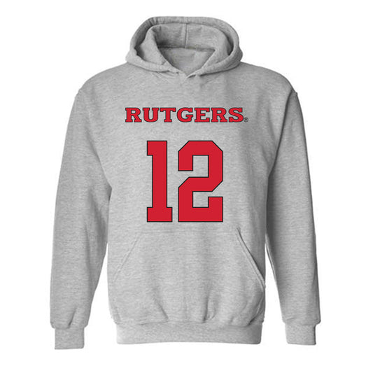 Rutgers - NCAA Men's Soccer : Jackson Temple Hooded Sweatshirt