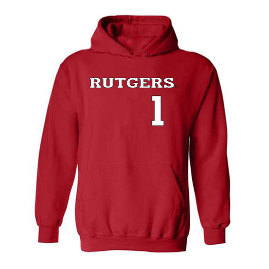 Rutgers - NCAA Baseball : Andrew Axelson Hooded Sweatshirt