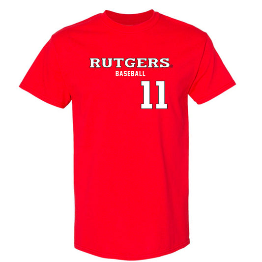 Rutgers - NCAA Baseball : Donovan Zsak - T-Shirt Classic Shersey