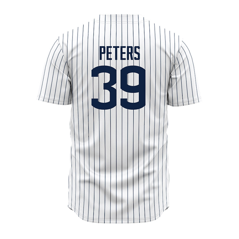 UConn - NCAA Baseball : Kyle Peters - Baseball Jersey White