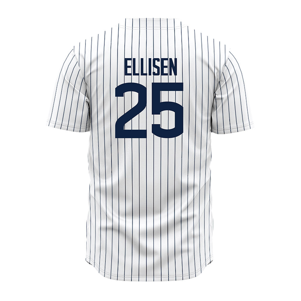 UConn - NCAA Baseball : Thomas Ellisen - Baseball Jersey White