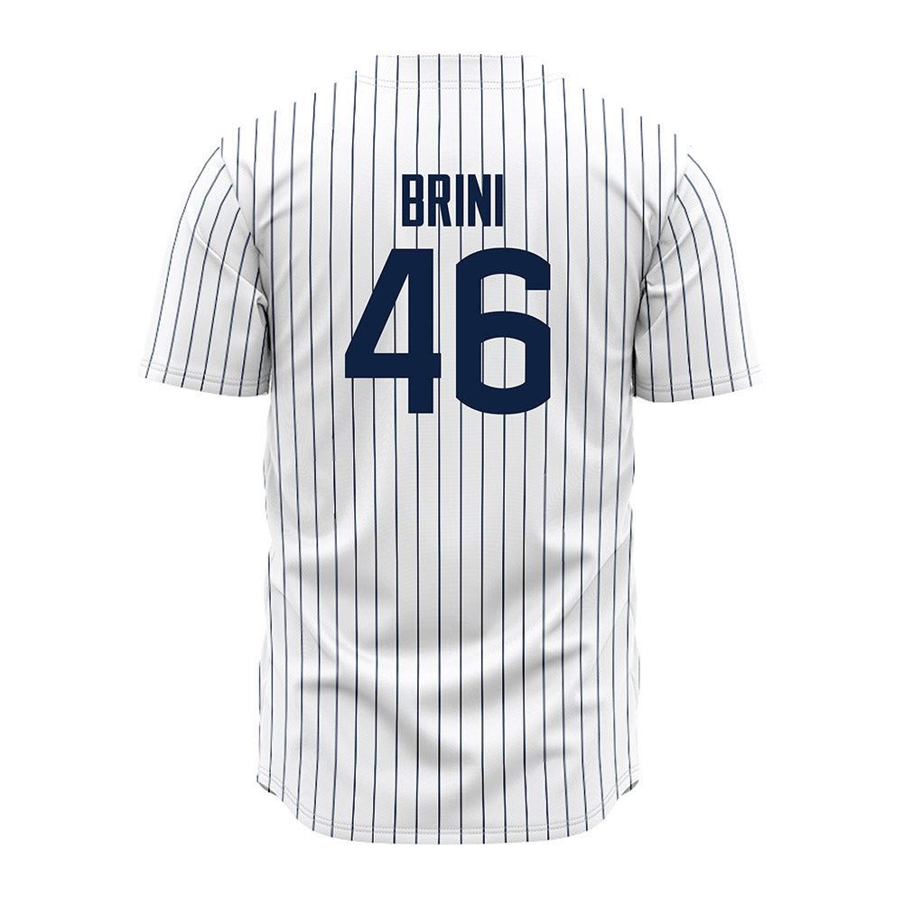 UConn - NCAA Baseball : Niko Brini - Baseball Jersey White
