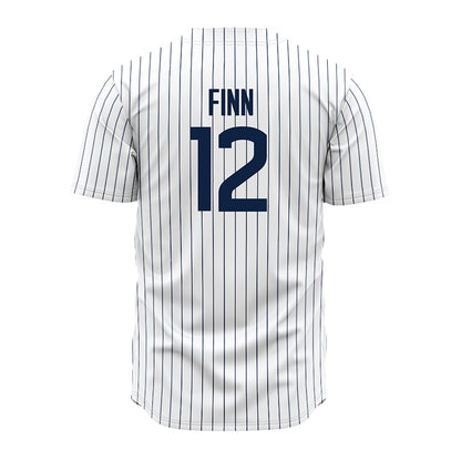 UConn - NCAA Baseball : Sean Finn - Baseball Jersey White