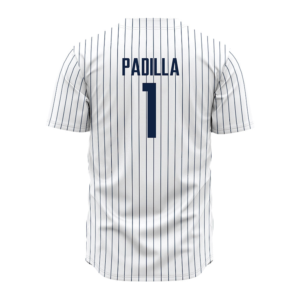 UConn - NCAA Baseball : Bryan Padilla - Baseball Jersey White