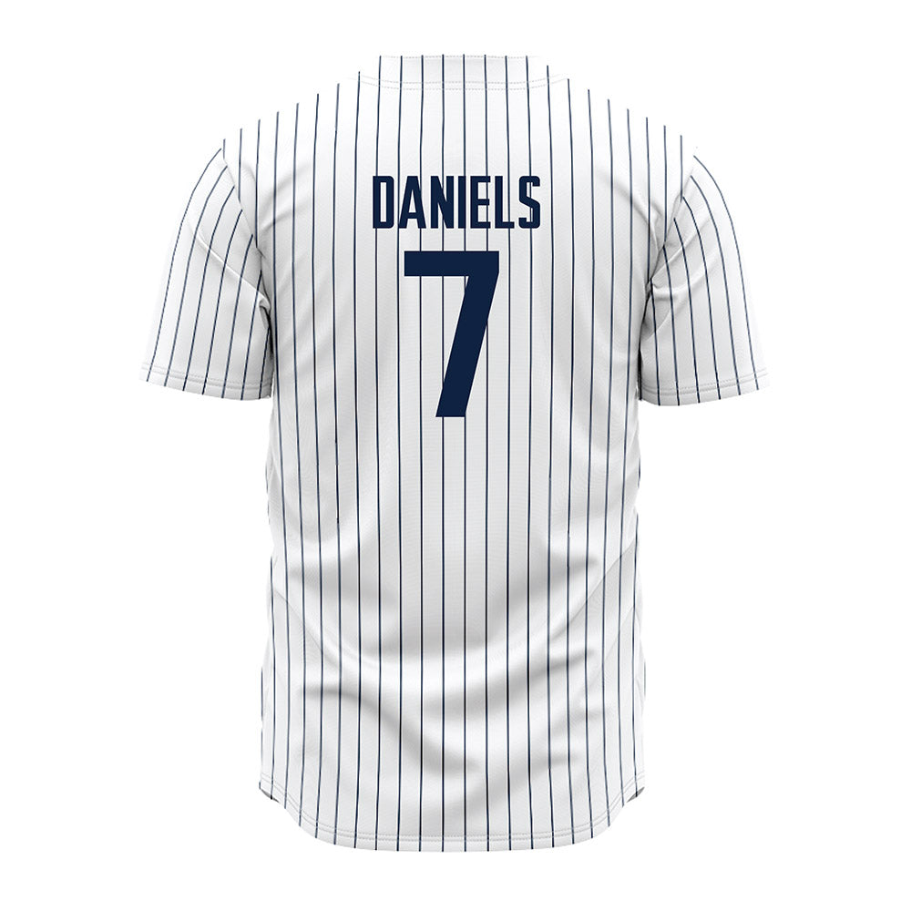 UConn - NCAA Baseball : Ryan Daniels - Baseball Jersey White