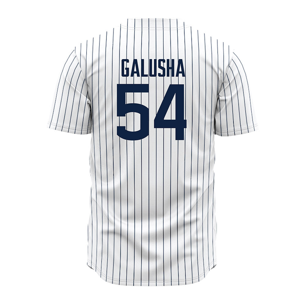UConn - NCAA Baseball : Thomas Galusha - Baseball Jersey White