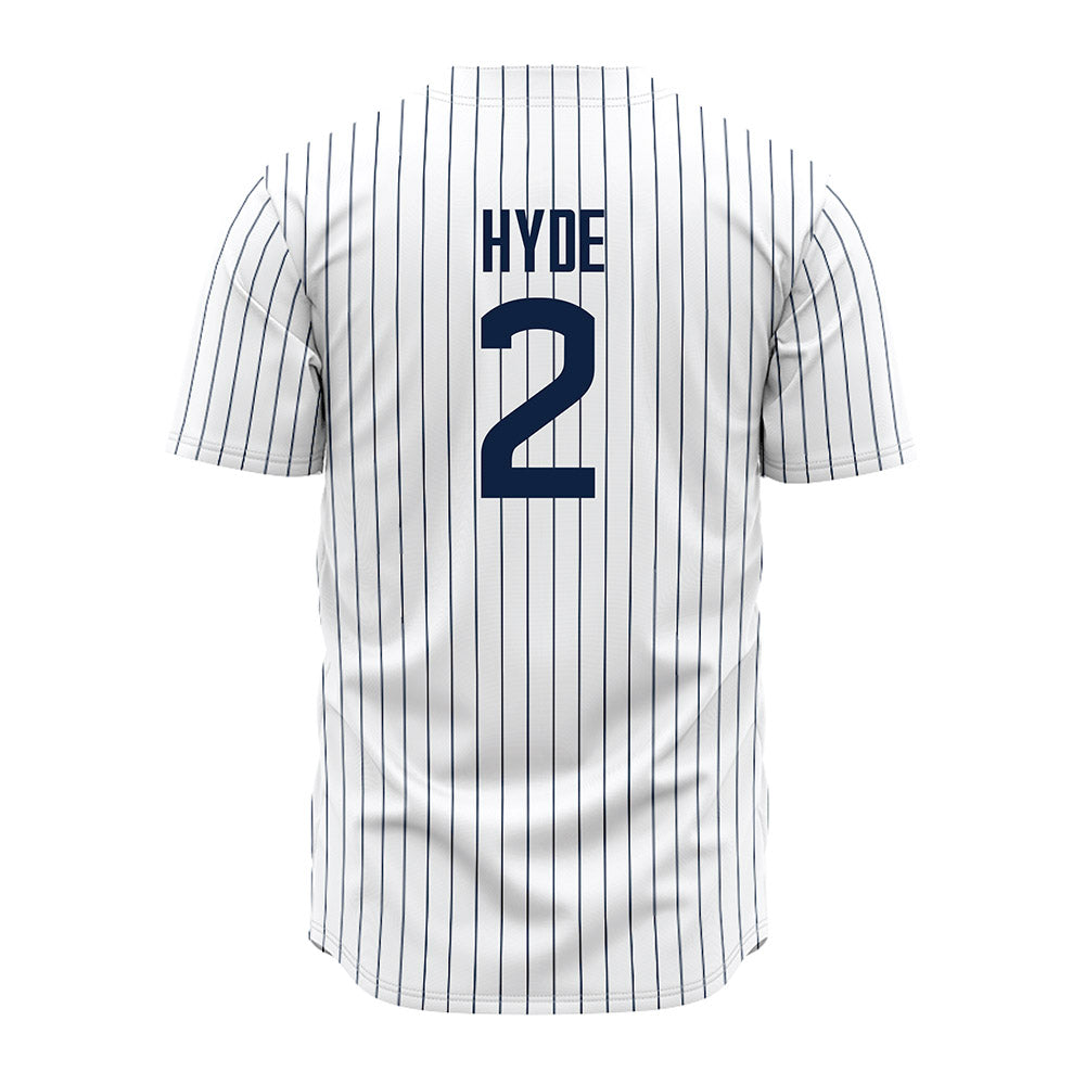 UConn - NCAA Baseball : Ryan Hyde - Baseball Jersey White