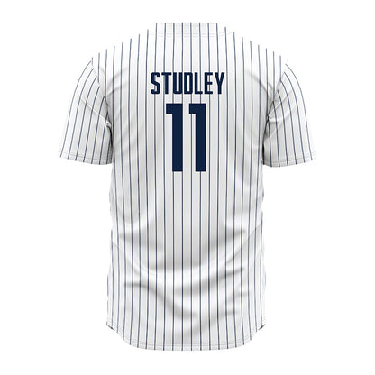 UConn - NCAA Baseball : Jake Studley - Baseball Jersey White