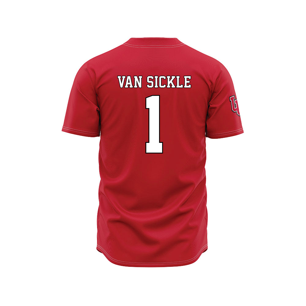 Utah - NCAA Baseball : Bryson Van sickle - Baseball Jersey Red