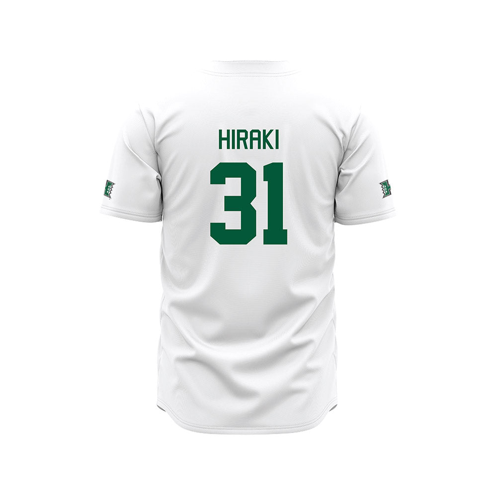 Hawaii - NCAA Baseball : Blake Hiraki - Baseball Jersey White