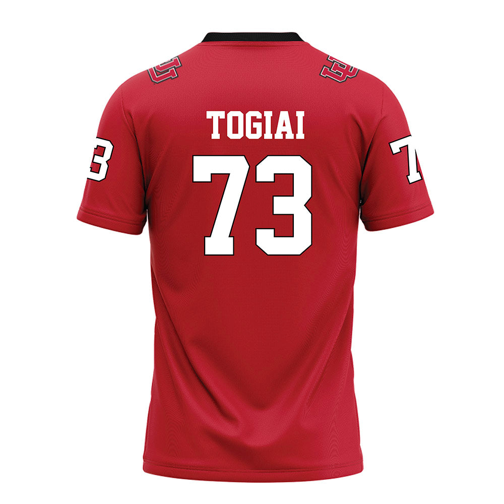 Utah - NCAA Football : Tanoa Togiai - Red Jersey
