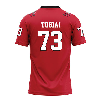 Utah - NCAA Football : Tanoa Togiai - Red Jersey