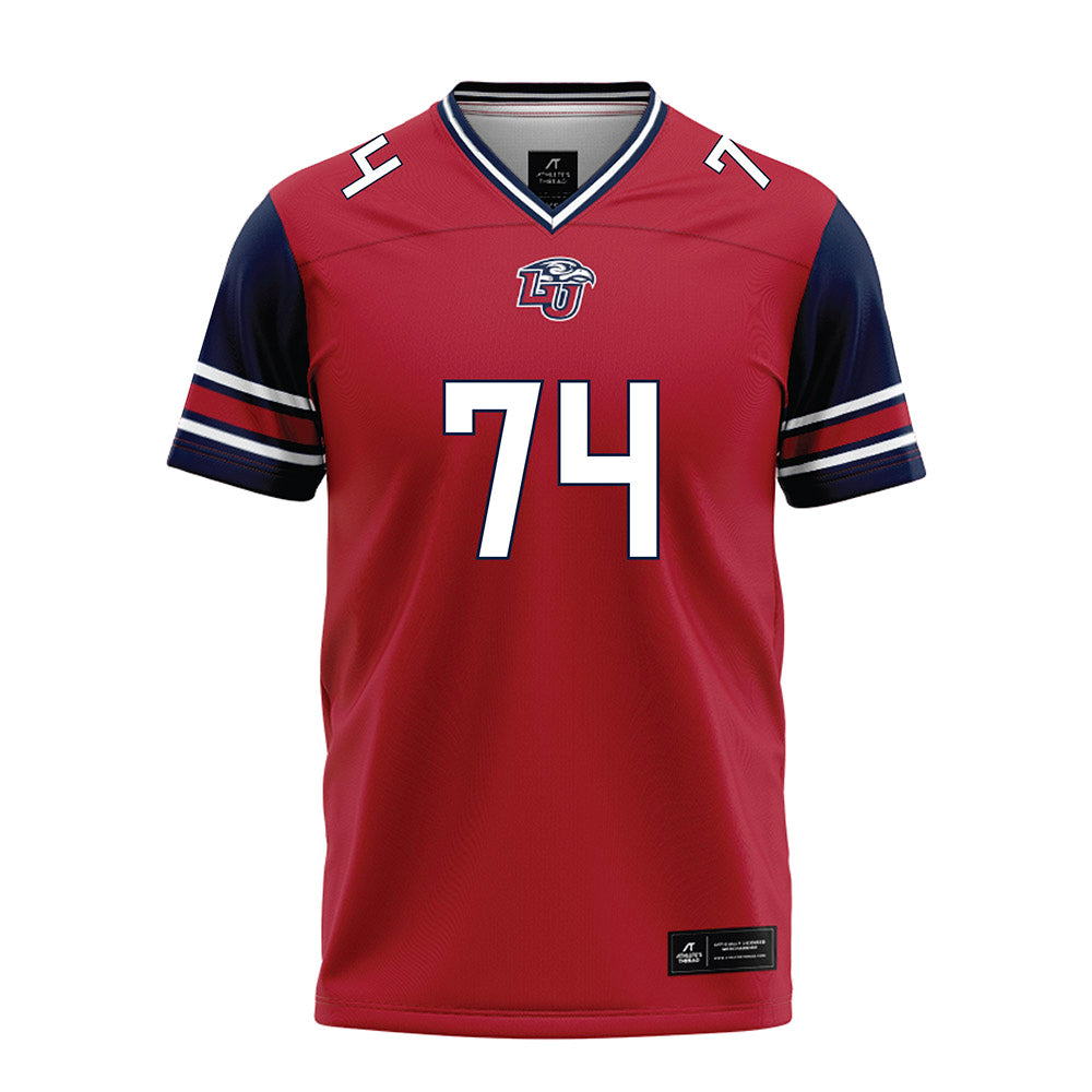 Liberty - NCAA Football : Jacob Lecates Red Jersey