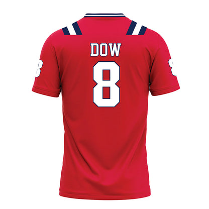 Dayton - NCAA Football : Cole Dow - Red Football Jersey