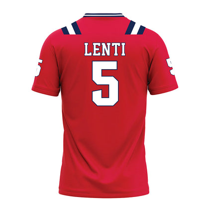 Dayton - NCAA Football : Matt Lenti - Red Football Jersey