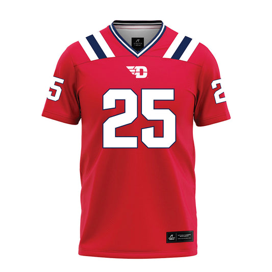 Dayton - NCAA Football : Tehron Spencer Jr - Red Jersey