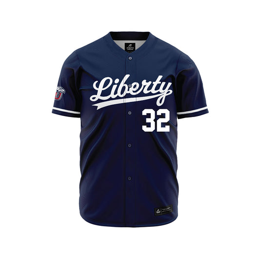 Liberty - NCAA Baseball : Andrew Jenner Blue Jersey