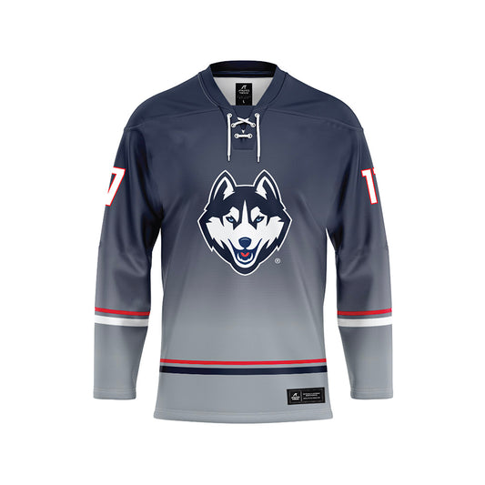 UConn - NCAA Men's Ice Hockey : Jake Percival Wolf Grey Jersey