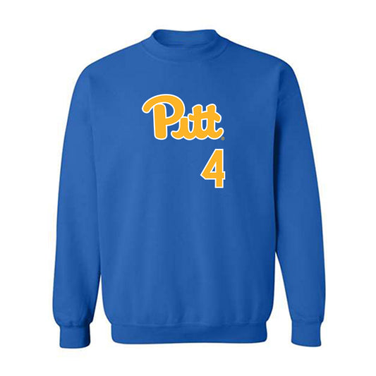 Pittsburgh - NCAA Baseball : Jacob Kendro - Crewneck Sweatshirt Classic Shersey