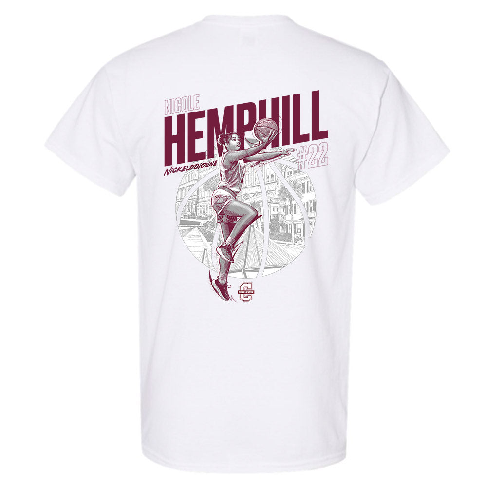 Charleston - NCAA Women's Basketball : Nicole Hemphill Nickelodionne T-Shirt