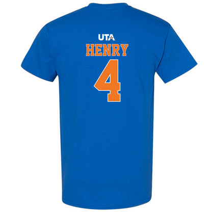 Texas Arlington - NCAA Baseball : Zach Henry - T-Shirt Sports Shersey