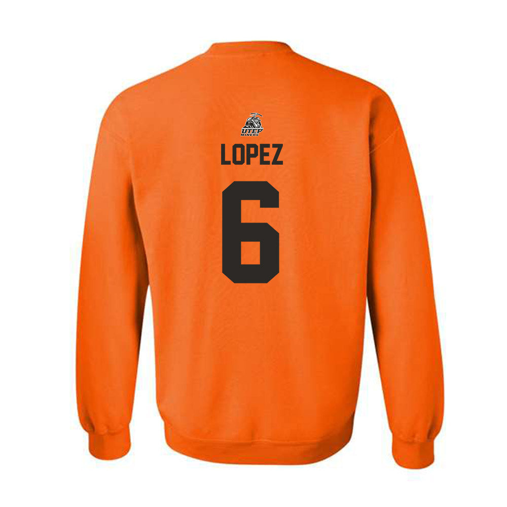 UTEP - NCAA Softball : Jordyn Lopez - Crewneck Sweatshirt Sports Shersey
