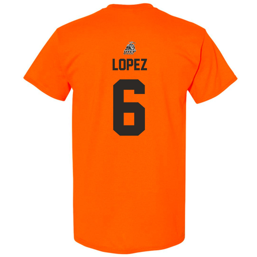 UTEP - NCAA Softball : Jordyn Lopez - T-Shirt Sports Shersey