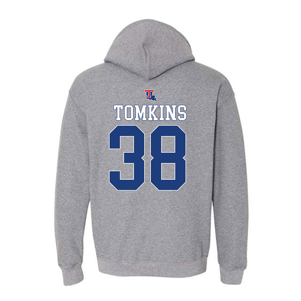 LA Tech - NCAA Baseball : Landon Tomkins - Hooded Sweatshirt Sports Shersey