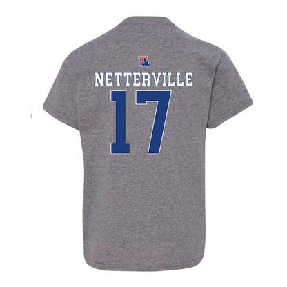 LA Tech - NCAA Baseball : Slade Netterville - Youth T-Shirt Sports Shersey