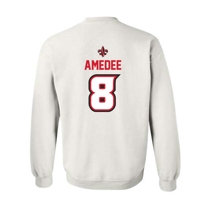 Louisiana - NCAA Baseball : Lee Amedee - Crewneck Sweatshirt Classic Shersey