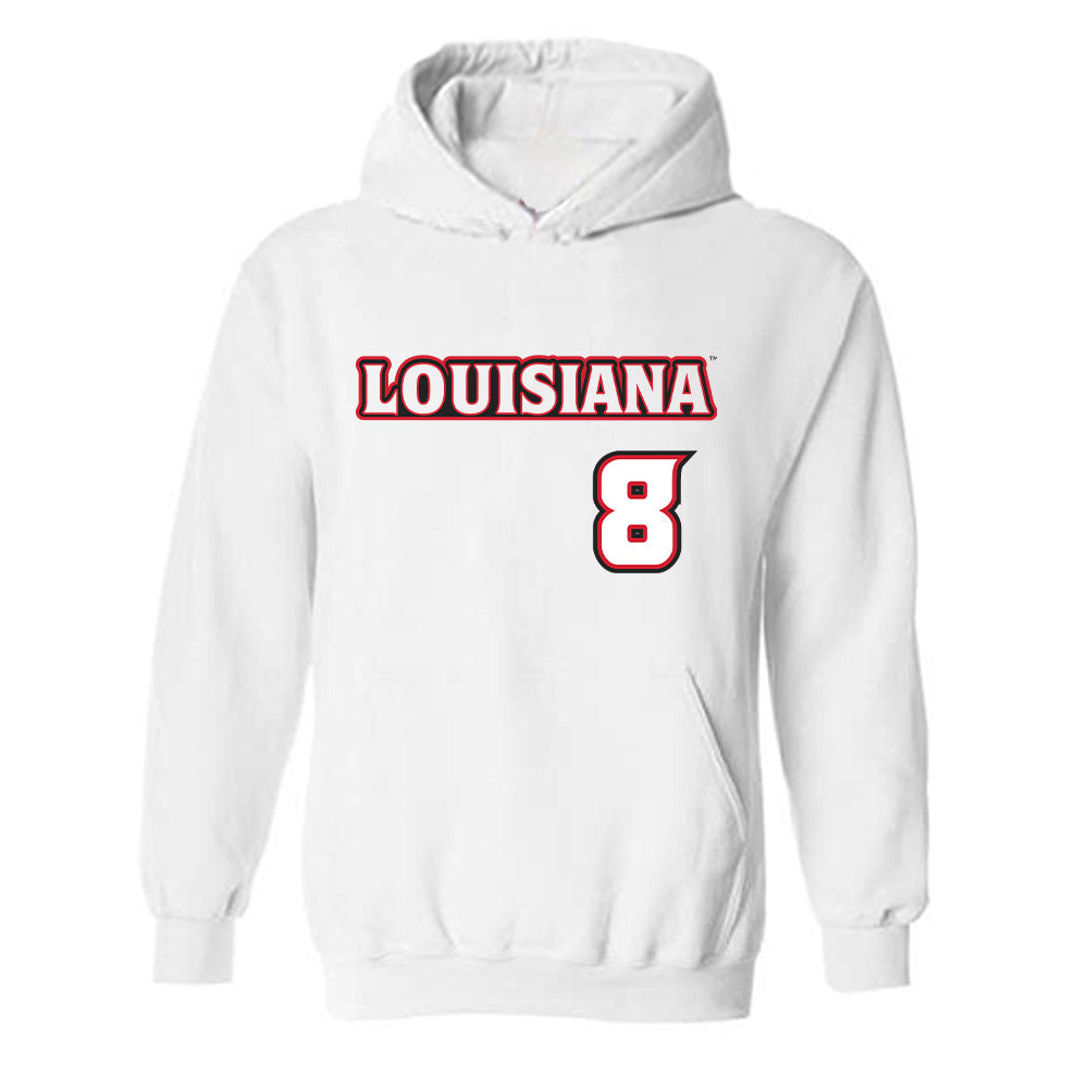 Louisiana - NCAA Baseball : Lee Amedee - Hooded Sweatshirt Classic Shersey